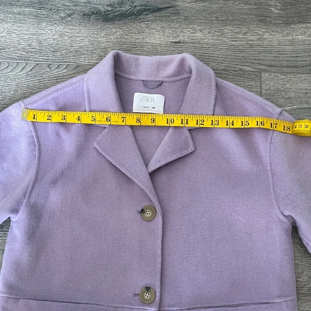 Zara Lilac Wool Coat